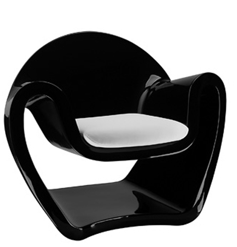 scultura poltrona laccata